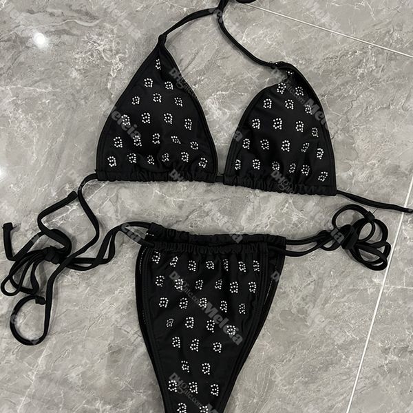 full diamond women swimwear backless crystal bikini set summer beach ladies swimsuit, Black
full diamond women swimwear backless crystal bikini set summer beach ladies swimsuit, Black