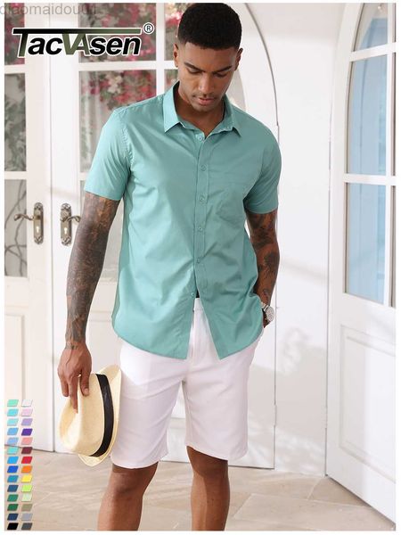men's casual shirts tacvasen breathable short sleeve dress shirts mens slim fit casual business button down formal shirt w/ chest pocke, White;black
men's casual shirts tacvasen breathable short sleeve dress shirts mens slim fit casual business button down formal shirt w/ chest pocke, White;black