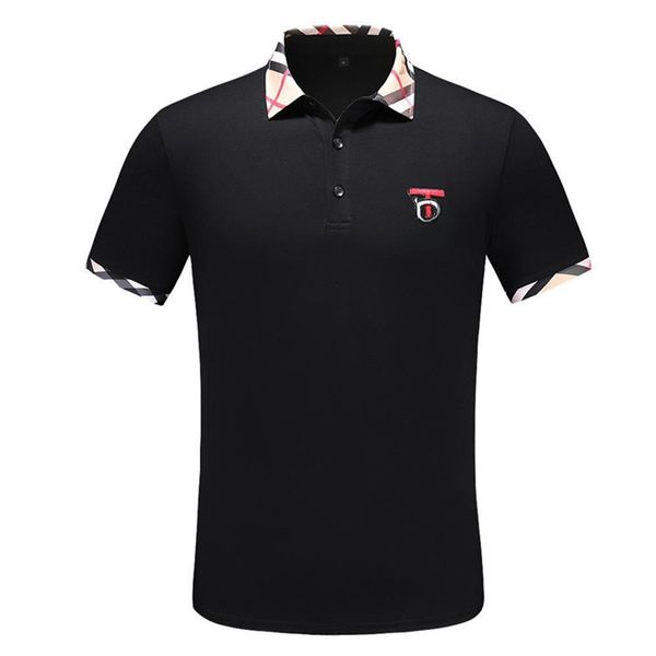 designer's new men's short-sleeved polo men's pure cotton t-shirt on the trend clothes anti-wrinkle breathable lapel commerci, White;black
designer's new men's short-sleeved polo men's pure cotton t-shirt on the trend clothes anti-wrinkle breathable lapel commerci, White;black
