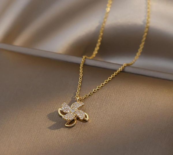pendant necklaces rotating windmill necklace luxury original for women 2021 design jewelry gifts girlfriend1839318, Silver
pendant necklaces rotating windmill necklace luxury original for women 2021 design jewelry gifts girlfriend1839318, Silver