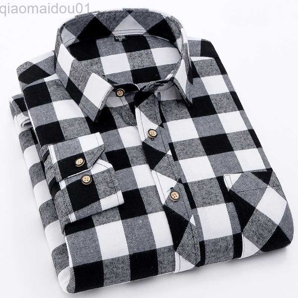 men's casual shirts flannel plaid shirt men 2022 fashion dress men shirt casual warm soft long sleeve shirts camiseta masculina chemise, White;black
men's casual shirts flannel plaid shirt men 2022 fashion dress men shirt casual warm soft long sleeve shirts camiseta masculina chemise, White;black