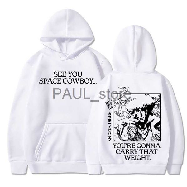 men's hoodies sweatshirts anime cowboy bebop graphic hoodie manga space spike you're gonna carry that weight sweatshirt men women, Black
men's hoodies sweatshirts anime cowboy bebop graphic hoodie manga space spike you're gonna carry that weight sweatshirt men women, Black