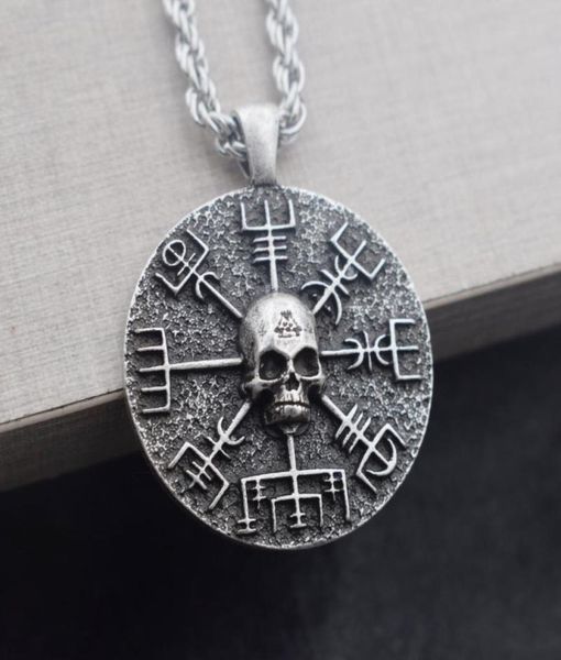 sanlan 12pcs norse vikings gear vegvisir with skull necklace amulet7485976, Silver
sanlan 12pcs norse vikings gear vegvisir with skull necklace amulet7485976, Silver