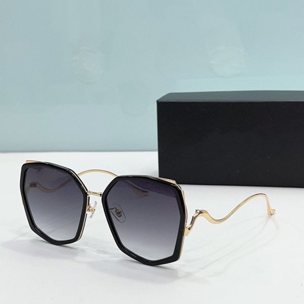 2023 sunglasses gold thin snake shape metal full black frame light purple gradient color polygon glasses available with box, White;black
2023 sunglasses gold thin snake shape metal full black frame light purple gradient color polygon glasses available with box, White;black