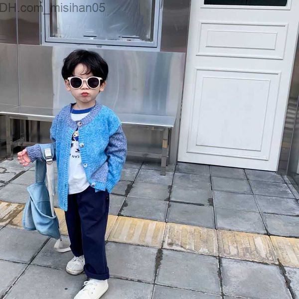pullover pullover 313y children sweaters spring autumn oneck long sleeve single breasted gradient casual fashion boys knitwear kids clothes, Blue
pullover pullover 313y children sweaters spring autumn oneck long sleeve single breasted gradient casual fashion boys knitwear kids clothes, Blue