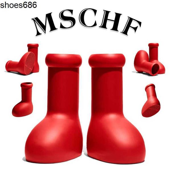 2023 mschf big red boots designer rain boots astro boy boot cartoon boots into real life fashion men women shoes rubber kneeboots round toe, Black
2023 mschf big red boots designer rain boots astro boy boot cartoon boots into real life fashion men women shoes rubber kneeboots round toe, Black