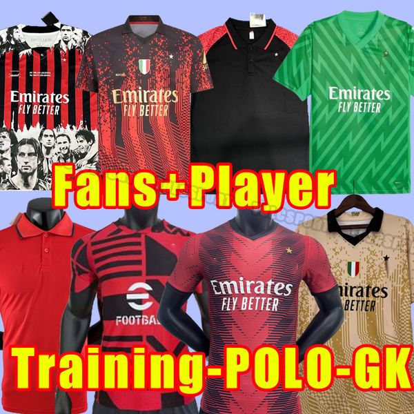 23 24 ac milans soccer jerseys 2023 tomori giroud ibrahimovic de ketelaere 2024 tonali theo brahim football shirt fans player version traini, Black;yellow
23 24 ac milans soccer jerseys 2023 tomori giroud ibrahimovic de ketelaere 2024 tonali theo brahim football shirt fans player version traini, Black;yellow