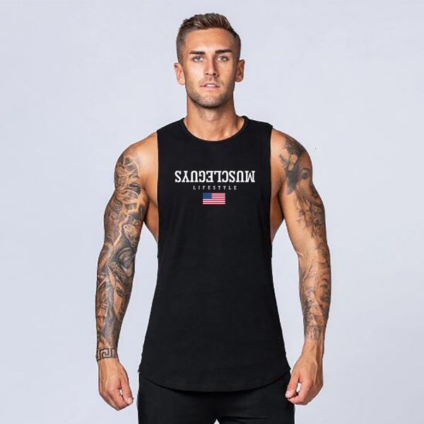 men' tank muscle mens sleeveless fashion workout sportswear shirt stringer clothing bodybuilding singlets gym cotton fitness vest 230, White;black
men' tank muscle mens sleeveless fashion workout sportswear shirt stringer clothing bodybuilding singlets gym cotton fitness vest 230, White;black