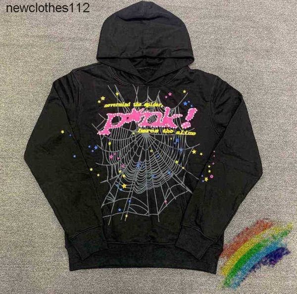 men's hoodies sweatshirts puff print sp5der hoodie men women heavy fabric spider web pullover 001, Black
men's hoodies sweatshirts puff print sp5der hoodie men women heavy fabric spider web pullover 001, Black