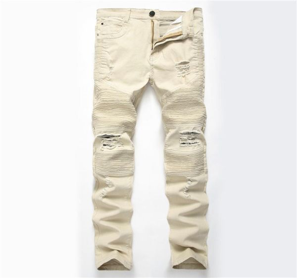men039s ripped jeans biker slim skinny elastic casual moto denim pants hip hop washed pleated blue khaki men jeans plus4426657
men039s ripped jeans biker slim skinny elastic casual moto denim pants hip hop washed pleated blue khaki men jeans plus4426657