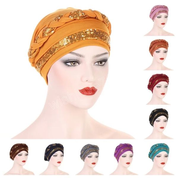 fashion sequin braid elastic beanie cap muslim womens party hats headwear african nigeria femme wedding bandanas gele headgear, Blue;gray
fashion sequin braid elastic beanie cap muslim womens party hats headwear african nigeria femme wedding bandanas gele headgear, Blue;gray