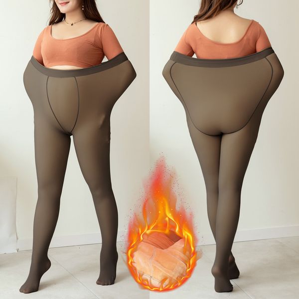 women's leggings thermal pantyhose for warm fleece tights 200g plus size women legging winter ladies stockings fake translucent legging, Black
women's leggings thermal pantyhose for warm fleece tights 200g plus size women legging winter ladies stockings fake translucent legging, Black