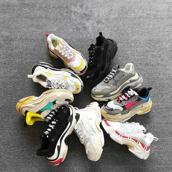 mens triple s shoes clear sole sneakers 3-layered outsole womens paris 17fw famous letter colorful retro ladies luxury designer sneaker casu, Black
mens triple s shoes clear sole sneakers 3-layered outsole womens paris 17fw famous letter colorful retro ladies luxury designer sneaker casu, Black