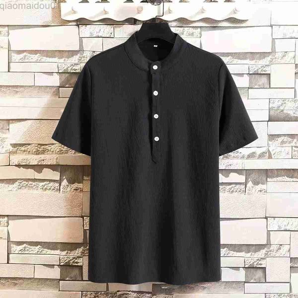 men's casual shirts mens summer casual linen cotton blouse shorts sleeve shirts fashion brand stand collar button pullover tee spring, White;black
men's casual shirts mens summer casual linen cotton blouse shorts sleeve shirts fashion brand stand collar button pullover tee spring, White;black