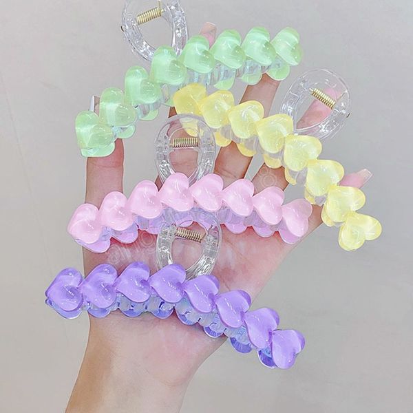 love-shaped hair claws for women girls hair clips barrettes simple ponytail clips sweet headwear elegant hairpins acrylic, Slivery;white
love-shaped hair claws for women girls hair clips barrettes simple ponytail clips sweet headwear elegant hairpins acrylic, Slivery;white