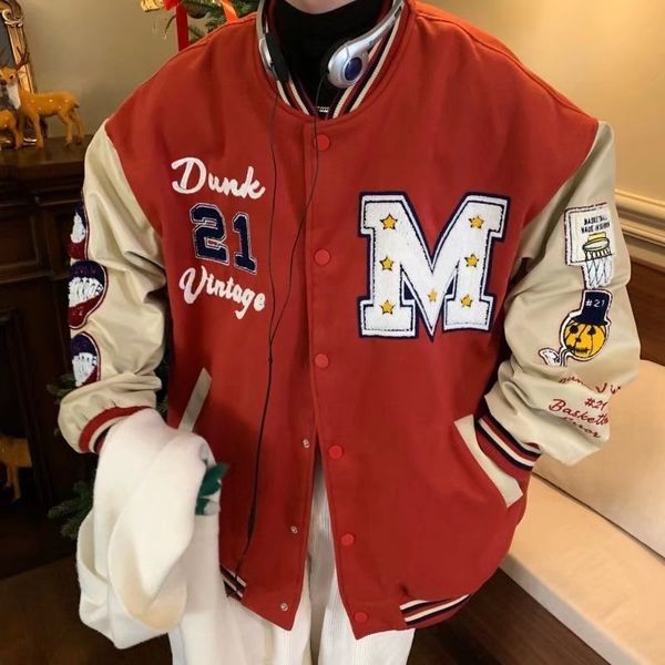 men's jackets spring autumn american retro letter embroidered jackets men coat y2k street hip hop trend baseball couple casual varsity, Black;brown
men's jackets spring autumn american retro letter embroidered jackets men coat y2k street hip hop trend baseball couple casual varsity, Black;brown