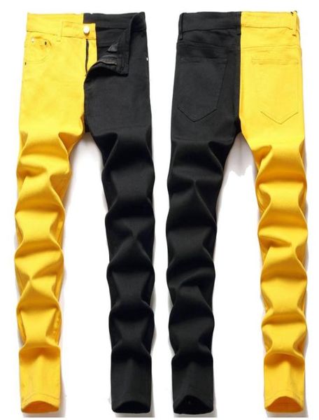color design autumn and winter jeans men039s yellow black stretch trousers washed men039s leisure5767113, Blue
color design autumn and winter jeans men039s yellow black stretch trousers washed men039s leisure5767113, Blue