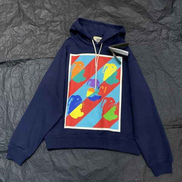women's hoodies & sweatshirts designer 23 early spring new g academy style casual versatile rabbit year limited color print loose fit h, Black
women's hoodies & sweatshirts designer 23 early spring new g academy style casual versatile rabbit year limited color print loose fit h, Black