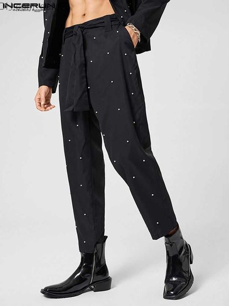 men's pants men's casual pants with lace and pearl decoration high waisted trousers 2023 pocket street fashion casual pants s-5xl, Black
men's pants men's casual pants with lace and pearl decoration high waisted trousers 2023 pocket street fashion casual pants s-5xl, Black