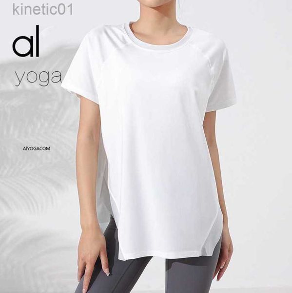 2023 desginer alos yoga bra spring new suit women's loose short sleeve quick drying fitness half sleeve breathable sports cover up wome, White
2023 desginer alos yoga bra spring new suit women's loose short sleeve quick drying fitness half sleeve breathable sports cover up wome, White
