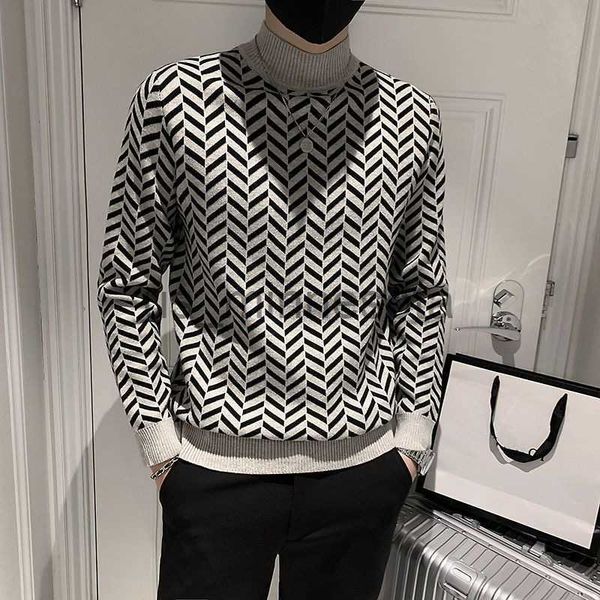 men's sweaters korean fashion striped half high collar knited sweaters jumpers men's clothing 2022 winter new casusl warm wool pul, White;black
men's sweaters korean fashion striped half high collar knited sweaters jumpers men's clothing 2022 winter new casusl warm wool pul, White;black