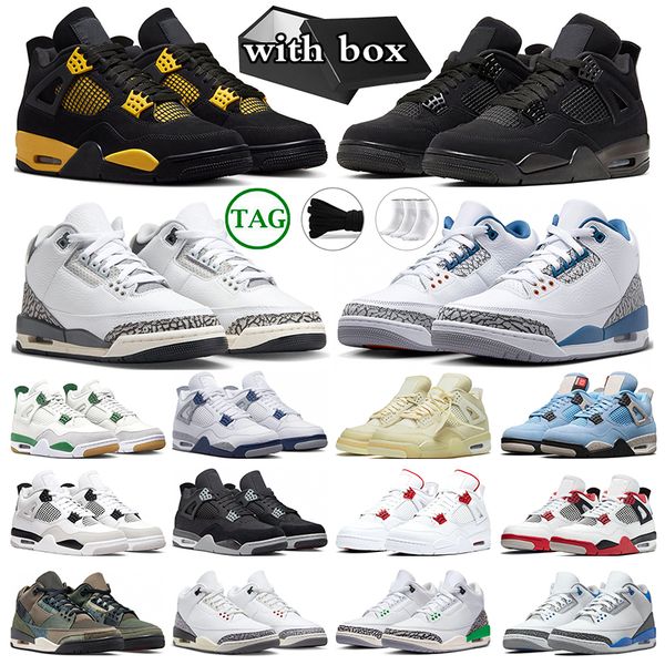 with box jumpman 4 3 basketball shoes black cat 4s thunder sail pine green red cement 3s white cement reimagined wizards mens trainers women, White;red
with box jumpman 4 3 basketball shoes black cat 4s thunder sail pine green red cement 3s white cement reimagined wizards mens trainers women, White;red