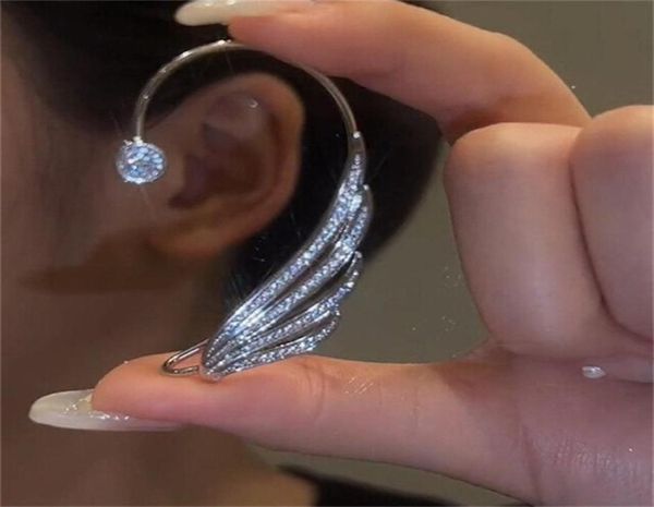 european and american flash drill wing ear hook without ear hole women039s fashion advanced sense new earring ac3703028518, Silver
european and american flash drill wing ear hook without ear hole women039s fashion advanced sense new earring ac3703028518, Silver
