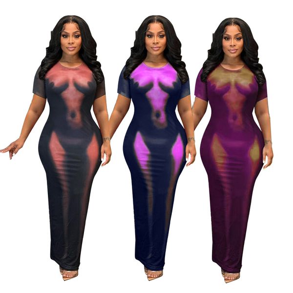 women's full-body positioning printed short-sleeved dress fashion leisure emotion carnival nights polyester size s-xxl, Black;gray
women's full-body positioning printed short-sleeved dress fashion leisure emotion carnival nights polyester size s-xxl, Black;gray