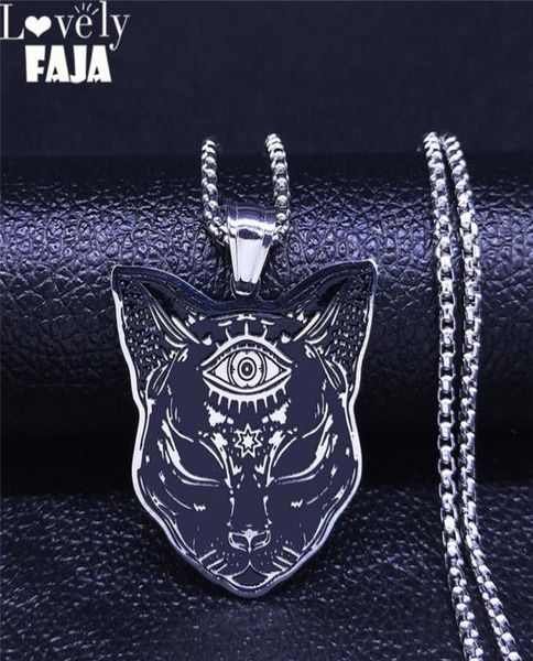 2020 fashion witchcraft eyes cat stainless steel necklace for womenmen silver color statement necklace jewelry cadena nxs022615619
2020 fashion witchcraft eyes cat stainless steel necklace for womenmen silver color statement necklace jewelry cadena nxs022615619