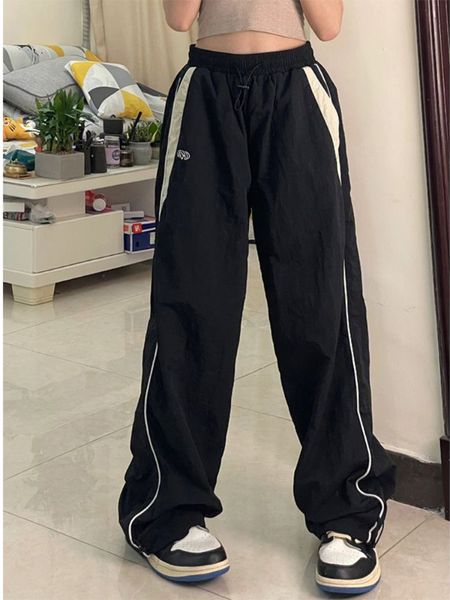 women's pants capris y2k women streetwear cargo pants fashion high eleastic waist baggy straight trousers female sweatpants wide leg jo, Black;white
women's pants capris y2k women streetwear cargo pants fashion high eleastic waist baggy straight trousers female sweatpants wide leg jo, Black;white