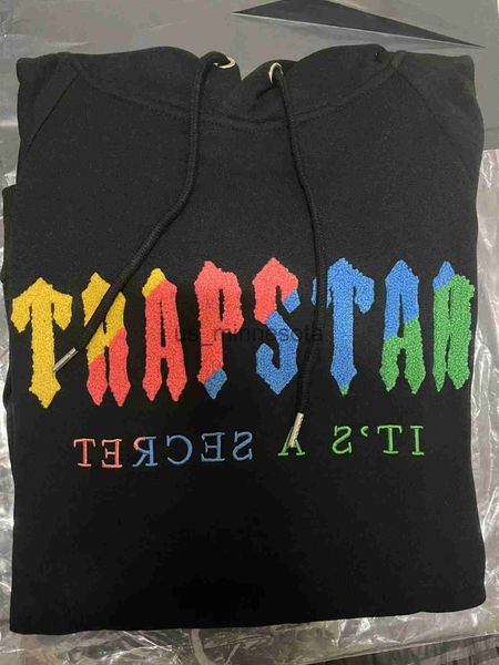 men's hoodies sweatshirts hoodie trapstar rainbow towel embroidery decoding hooded sportswear men and women sportswear suit zipper trou, Black
men's hoodies sweatshirts hoodie trapstar rainbow towel embroidery decoding hooded sportswear men and women sportswear suit zipper trou, Black