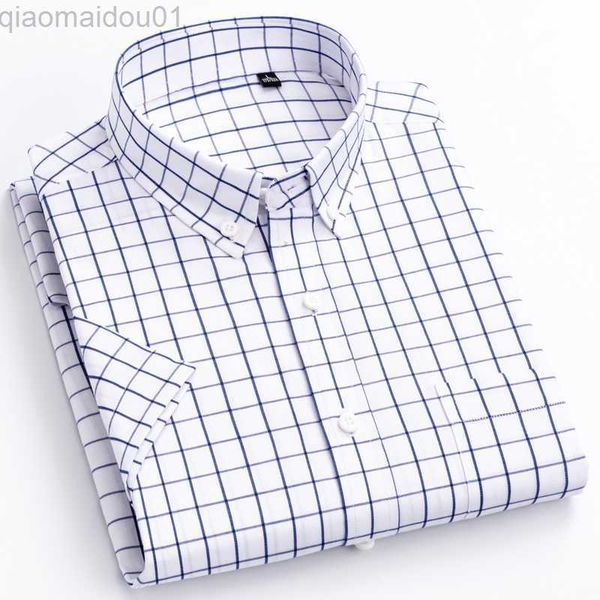 men's casual shirts men's standard-fit short sleeve plaid checked shirts patch chest pocket summer casual thin soft pure cotton bu, White;black
men's casual shirts men's standard-fit short sleeve plaid checked shirts patch chest pocket summer casual thin soft pure cotton bu, White;black