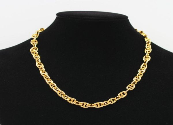 18k gold plating coffee bean pig nose chains necklace women vacation ot stainless steel necklaces jewelry female party fine jewelr2867605, Silver
18k gold plating coffee bean pig nose chains necklace women vacation ot stainless steel necklaces jewelry female party fine jewelr2867605, Silver