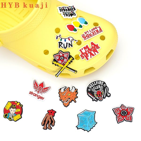 hybkuaji custom new stranger things shoe charms wholesale shoes decorations pvc buckles for shoes, White;pink
hybkuaji custom new stranger things shoe charms wholesale shoes decorations pvc buckles for shoes, White;pink