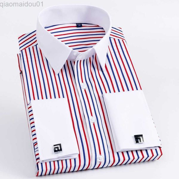 men's casual shirts men's classic french cuff long sleeve stripe dress shirt without pocket formal business standard-fit wedding p, White;black
men's casual shirts men's classic french cuff long sleeve stripe dress shirt without pocket formal business standard-fit wedding p, White;black