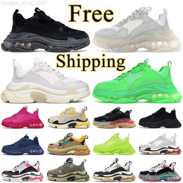 2023 triple s designer casual shoes luxury platform sneakers clear sole black white pink neon green fluo yellow navy mens outdoor sneaker tr
2023 triple s designer casual shoes luxury platform sneakers clear sole black white pink neon green fluo yellow navy mens outdoor sneaker tr