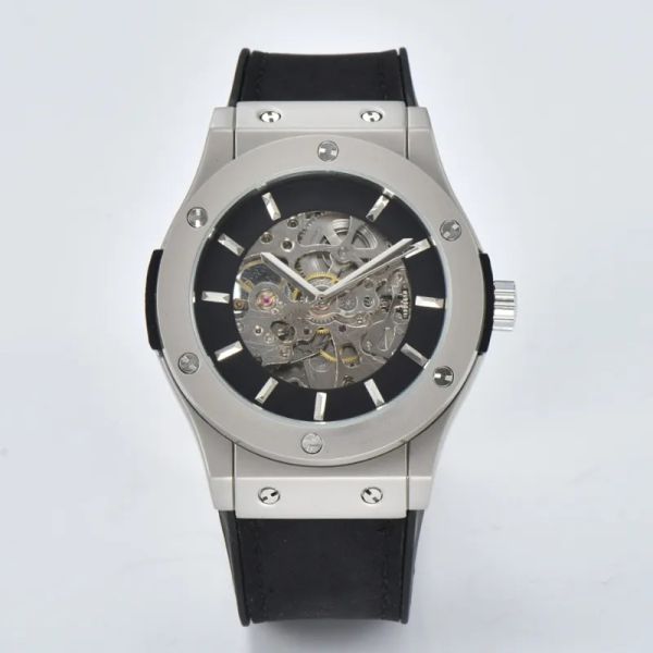 men's watches precious metal watches automatic mechanical watches full function business fashion wrist watches, Slivery;brown
men's watches precious metal watches automatic mechanical watches full function business fashion wrist watches, Slivery;brown