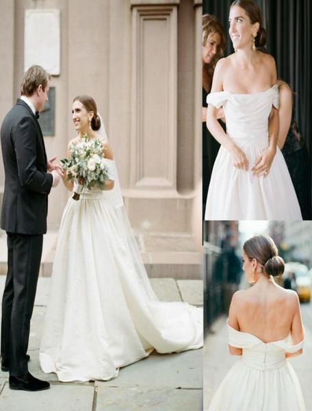 simple white offtheshoulder ruffle draped wedding dresses vintage customize short sleeve zipper back sweep train bridal039s g6985784
simple white offtheshoulder ruffle draped wedding dresses vintage customize short sleeve zipper back sweep train bridal039s g6985784