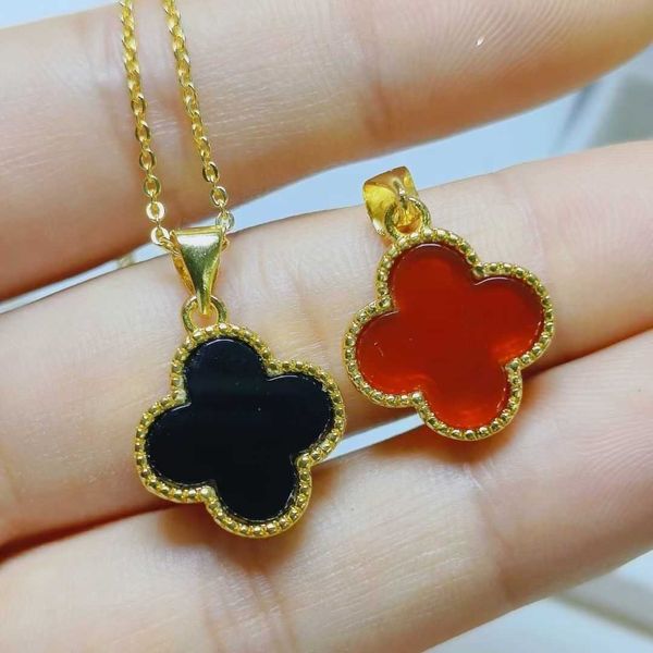 vancleei necklace s925 silver double sided wear versatile four-leaf clover necklace female clavicle chain ins colorfast lucky grass pendant
vancleei necklace s925 silver double sided wear versatile four-leaf clover necklace female clavicle chain ins colorfast lucky grass pendant