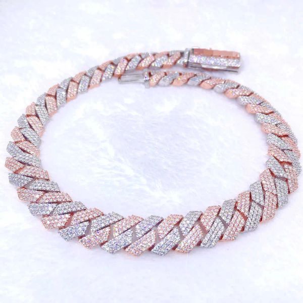 custom size luxury jewelry silver hip hop icedout cuban bracelet two tone link chain vvs diamond
custom size luxury jewelry silver hip hop icedout cuban bracelet two tone link chain vvs diamond