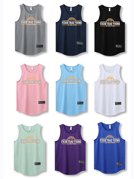 men' tank loose men running vest outdoor basketball gym sleeveless letter print shirt comfort quick dry fitness bodybuilding tank 23, White;black
men' tank loose men running vest outdoor basketball gym sleeveless letter print shirt comfort quick dry fitness bodybuilding tank 23, White;black