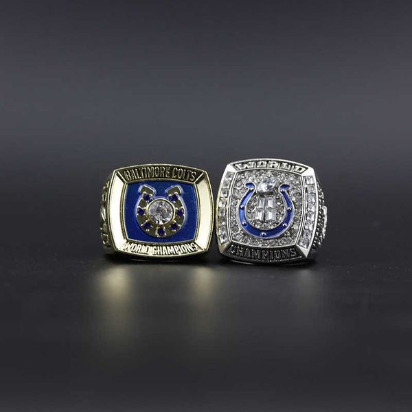 1970 2006 indianapolis pony championship ring set 2 pieces, Silver