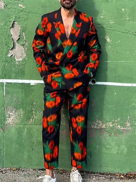 men's tracksuits fashion printed suit set trendy striped personalized 230720, Gray
men's tracksuits fashion printed suit set trendy striped personalized 230720, Gray