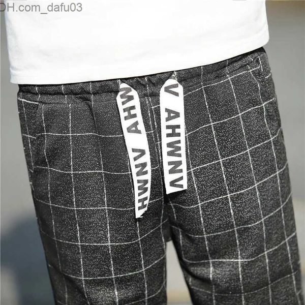 men's pants casual plaid pants men drawstring streetwear ankle-length harem pants men joggers 2xl men pants clothing 2018 autumn ale z2, Black
men's pants casual plaid pants men drawstring streetwear ankle-length harem pants men joggers 2xl men pants clothing 2018 autumn ale z2, Black
