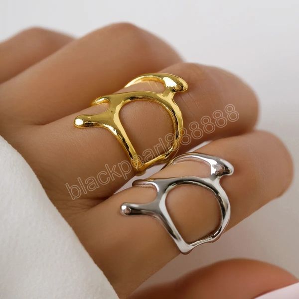 designer hollow out irregular finger rings for women trendy personality open adjustable rings 2023 fashion jewelry accessories, Silver
designer hollow out irregular finger rings for women trendy personality open adjustable rings 2023 fashion jewelry accessories, Silver
