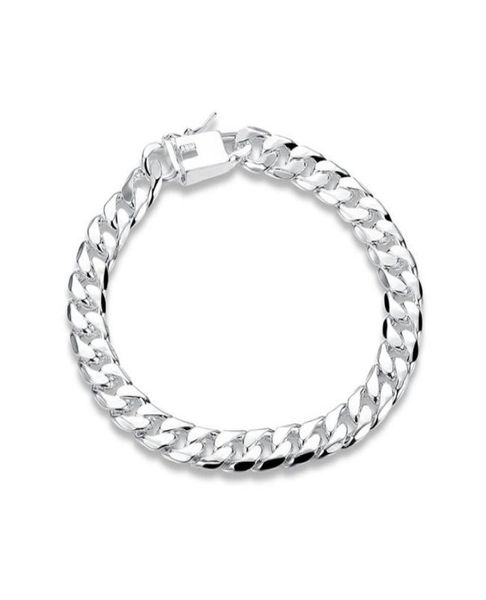 8mm side chain hand chain male money sterling silver plated bracelet men and women 925 silver bracelet spb2273822320, Black
8mm side chain hand chain male money sterling silver plated bracelet men and women 925 silver bracelet spb2273822320, Black