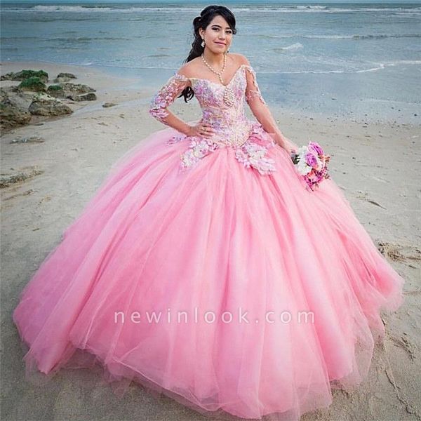rose pink princess quinceanera dress 2023 off shoulder appliques sequins flowers party sweet 16 gown, Blue;red
rose pink princess quinceanera dress 2023 off shoulder appliques sequins flowers party sweet 16 gown, Blue;red