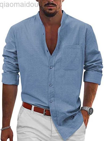 men's casual shirts new men's casual blouse cotton linen shirt loose retro long sleeve t shirt spring summer casual handsome men, White;black
men's casual shirts new men's casual blouse cotton linen shirt loose retro long sleeve t shirt spring summer casual handsome men, White;black