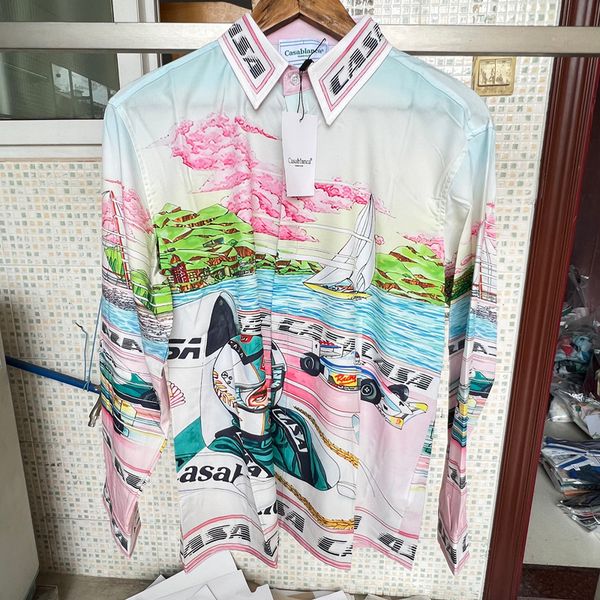 mens casual shirts thin silk casablanca shirt seaside racing surf print long design clothes men women oversize hawaii beach blouse 230720, White;black
mens casual shirts thin silk casablanca shirt seaside racing surf print long design clothes men women oversize hawaii beach blouse 230720, White;black