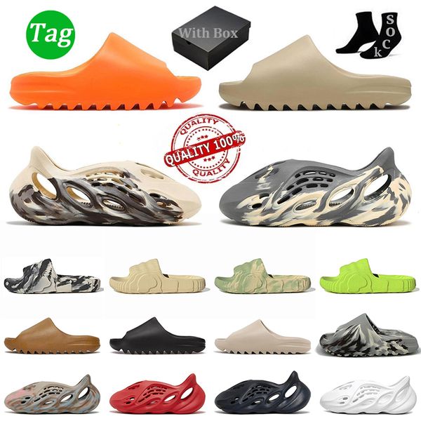 with box foam runners designer sandals slides men women slipper slide desert sand resin bone pantoufle foamrunner trainers yeezzy slide yezz, Black
with box foam runners designer sandals slides men women slipper slide desert sand resin bone pantoufle foamrunner trainers yeezzy slide yezz, Black